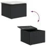 Juego de Sofá de Jardín de 5 Piezas con Cojines Negro Poliratán by , Outdoor sofas - Ref: Foro24-3355686, Price: 347,33 €, Di...