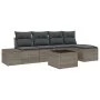 Juego de Sofás de Jardín de 5 Piezas con Cojines de Ratán Sintético Negro by , Outdoor sofas - Ref: Foro24-3355698, Price: 40...