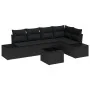 Juego de Sofá de Jardín de 6 Piezas con Cojines Beige Poliratán by , Outdoor sofas - Ref: Foro24-3355742, Price: 442,07 €, Di...