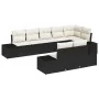 Juego de Sofá de Jardín de 8 Piezas con Cojines Negro Poliratán von , Outdoor-Sofas - Ref: Foro24-3355776, Preis: 613,95 €, R...