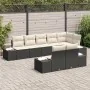 Juego de Sofá de Jardín de 8 Piezas con Cojines Negro Poliratán von , Outdoor-Sofas - Ref: Foro24-3355776, Preis: 613,95 €, R...