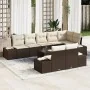 Juego de Sofá de Jardín de 8 Piezas con Cojines Grises de Ratán Sintético von , Outdoor-Sofas - Ref: Foro24-3355787, Preis: 6...