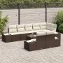 Juego de Sofá de Jardín de 8 Piezas con Cojines Grises de Ratán Sintético von , Outdoor-Sofas - Ref: Foro24-3355787, Preis: 6...