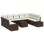 Juego de sofá de jardín de 9 piezas con cojines gris poliratán by , Outdoor sofas - Ref: Foro24-3355897, Price: 700,23 €, Dis...