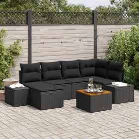 Conjunto de Sofá de Jardín de 7 Piezas con
