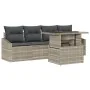 Conjunto de Sofás de Jardín Set de 5 Beige Ratán by , Outdoor sofas - Ref: Foro24-3357645, Price: 408,27 €, Discount: %