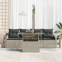 Conjunto de Sofás de Jardín Set de 5 Beige Ratán by , Outdoor sofas - Ref: Foro24-3357645, Price: 408,27 €, Discount: %
