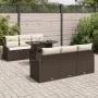 Set de Sofá de Jardín Set de 7 Marrón, Crema Ratán, Poliéster von , Outdoor-Sofas - Ref: Foro24-3357661, Preis: 570,30 €, Rab...