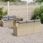 Juego de Sofá de Jardín Conjunto de 7 Beige y gris by , Outdoor sofas - Ref: Foro24-3357663, Price: 566,16 €, Discount: %