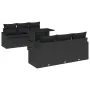 Juego de sofá de jardín Conjunto de 7 Marrón oscuro by , Outdoor sofas - Ref: Foro24-3357666, Price: 571,05 €, Discount: %