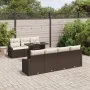 Conjunto de Sofá de Jardín Set de 8 Marrón Ratán by , Outdoor sofas - Ref: Foro24-3357681, Price: 612,68 €, Discount: %