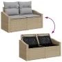 Conjunto de Sofás de Jardín Conjunto de 8 Beige Ratán von , Outdoor-Sofas - Ref: Foro24-3357683, Preis: 614,62 €, Rabatt: %