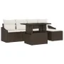 Conjunto de Sofás de Jardín 6 Piezas Marrón Poliratán de , Sofás de exterior - Ref: Foro24-3357721, Precio: 438,44 €, Descuen...