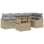 Conjunto de Sofá de Jardín Juego de 6 Beige Ratán Sofá de Jardín von , Outdoor-Sofas - Ref: Foro24-3357743, Preis: 479,50 €, ...