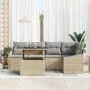 Conjunto de Sofá de Jardín Juego de 6 Beige Ratán Sofá de Jardín von , Outdoor-Sofas - Ref: Foro24-3357743, Preis: 479,50 €, ...