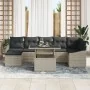 Conjunto de Sofá de Jardín Conjunto de 8 Gris Ratán by , Outdoor sofas - Ref: Foro24-3357785, Price: 627,05 €, Discount: %