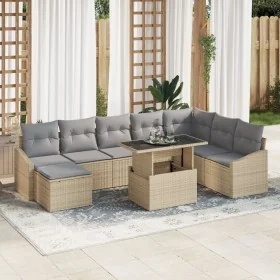 Conjunto de sofá de jardín 9 piezas Beige, Gris von , Outdoor-Sofas - Ref: Foro24-3357793, Preis: 611,80 €, Rabatt: %