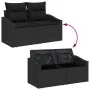Conjunto de Sofás de Jardín Set de 10 Negro Rattan Modular by , Outdoor sofas - Ref: Foro24-3357806, Price: 703,86 €, Discoun...