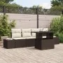 Juego de Sofás de Jardín Set de 5 Marrón Ratán von , Outdoor-Sofas - Ref: Foro24-3357821, Preis: 411,75 €, Rabatt: %