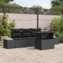 Set de sofá de jardín 5 piezas Negro Ratán Sofá exterior von , Outdoor-Sofas - Ref: Foro24-3357826, Preis: 410,50 €, Rabatt: %