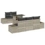 Juego de Sofá de Jardín Juego de 6 Beige Ratán y Poliéster by , Outdoor sofas - Ref: Foro24-3357835, Price: 588,45 €, Discoun...