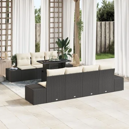 Conjunto de Sofá Jardín Set 8 Marrón Ratán Conjunto Sofá Exterior by , Outdoor sofas - Ref: Foro24-3357860, Price: 638,41 €, ...