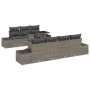 Conjunto de Sofá de Jardín 8 Piezas Gris, Ratán Oscuro von , Outdoor-Sofas - Ref: Foro24-3357862, Preis: 666,65 €, Rabatt: %