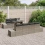 Conjunto de Sofá de Jardín 8 Piezas Gris, Ratán Oscuro von , Outdoor-Sofas - Ref: Foro24-3357862, Preis: 666,65 €, Rabatt: %