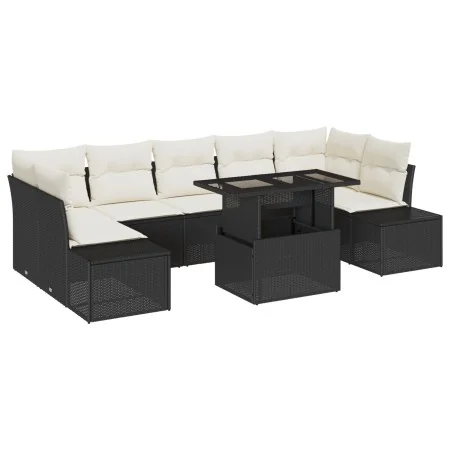 Juego de Sofás de Jardín 8 Piezas Negro Ratán von , Outdoor-Sofas - Ref: Foro24-3357870, Preis: 585,14 €, Rabatt: %