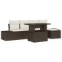 Conjunto de Sofá de Jardín Set de 6 Marrón Ratán von , Outdoor-Sofas - Ref: Foro24-3357901, Preis: 461,19 €, Rabatt: -5%%