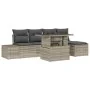 Juego de Sofá de Jardín Conjunto de 6 Gris Claro, Gris Oscuro by , Outdoor sofas - Ref: Foro24-3357905, Price: 483,59 €, Disc...