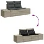 Set de Sofa de Jardín Juego de 9 Beige, Negro von , Outdoor-Sofas - Ref: Foro24-3357945, Preis: 812,25 €, Rabatt: -5%%