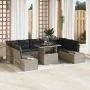 Set de Sofá de Jardín Set de 10 Beige y Gris by , Outdoor sofas - Ref: Foro24-3357985, Price: 773,48 €, Discount: -5%%