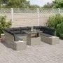 Set de Sofá de Jardín Set de 10 Beige y Gris by , Outdoor sofas - Ref: Foro24-3357985, Price: 773,48 €, Discount: -5%%