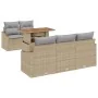 Juego de Sofás de Jardín Set de 6 Beige Ratán Sintético | Foro24.es | Tu tienda online para hogar, jardín y más Foro24.es