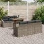 Conjunto de Sofá de Jardín de 7 piezas con cojines Gris Ratán PE by , Outdoor sofas - Ref: Foro24-3358519, Price: 556,27 €, D...