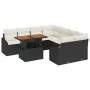 Conjunto de Sofás de Jardín de 9 Piezas con Cojines Ratán Negro von , Outdoor-Sofas - Ref: Foro24-3358553, Preis: 608,53 €, R...