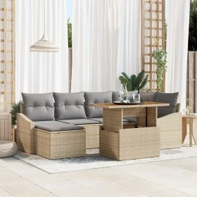 Conjunto de Sofá de Jardín de 7 Piezas con