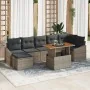 Juego de Sofás de Jardín de 8 Piezas con Cojines Gris Ratán Sintético by , Outdoor sofas - Ref: Foro24-3358603, Price: 550,51...