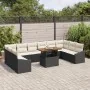 Juego de Sofás de Jardín de 11 Piezas con Cojines de Poliratán Negro von , Outdoor-Sofas - Ref: Foro24-3358623, Preis: 690,61...