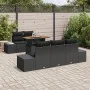 Conjunto de Sofá de Jardín de 6 Piezas con Cojines Negro de Poliratán | Foro24.es | Tu tienda online para hogar, jardín y más Foro24.es