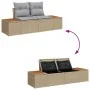 Juego de Sofá de Jardín de 7 Piezas con Cojines Ratán Poliéster Beige von , Outdoor-Sofas - Ref: Foro24-3358646, Preis: 611,0...