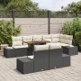 Set de Sofá de Jardín de 9 piezas con Cojines Negro Poliratán | Foro24.es | Tu tienda online para hogar, jardín y más Foro24.es