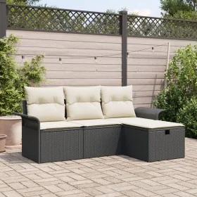 Comprar Conjunto de sofá de jardín de 4 piezas