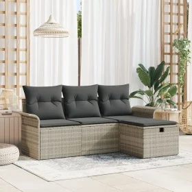 Comprar Conjunto de Sofá de Jardín de 4 Piezas