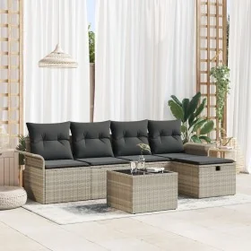 Comprar Juego de Sofás de Jardín de 6 Piezas con