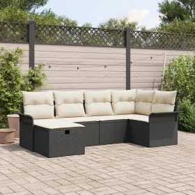 Conjunto de Sofá de Jardín de 6 piezas con