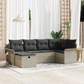 Conjunto de Sofá de Jardín de 6 Piezas con