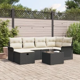 Conjunto de Sofás de Jardín de 7 Piezas con