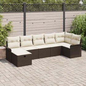 Conjunto de Sofá de Jardín de 7 Piezas con